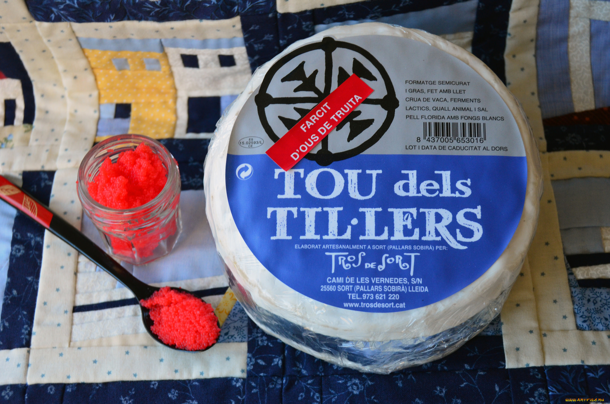 tou dels tillers con huevos de trucha, ,  , 